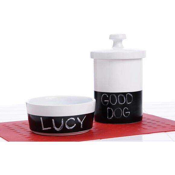 Waggo Bubbles Dog Placemat Cherry - Picture 2 of 3